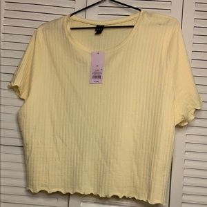 **Never Worn** WILD FABLE Ruffle Edge Crop Top